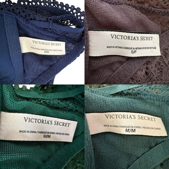Victoria’s Secret Bralette ~ Set of 4 ~ pullover Racerback ~ lightly padded~ S,M - Picture 14 of 14